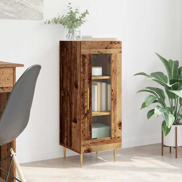 vidaXL Kreveta Staro drvo 34 x 34.5 x 90 cm Konstruirano drvo