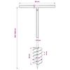 Ručna burgija za zemlju sa ručkom 150 mm i produžnom cijevi 13 m čelik