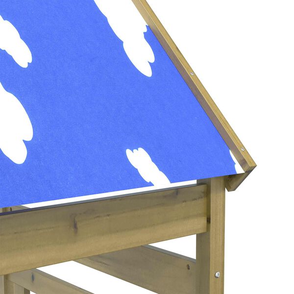 vidaXL Igraći Toranj Smeđa Solidno Impregnirano Drvo