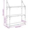 vidaXL Polica na zidu Crni hrast 60 x 21 x 78,5 cm Konstruirano drvo