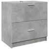 vidaXL Ormarić za umivaonik boja betona 59x37x59 cm konstruirano drvo