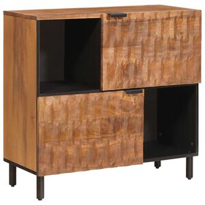 vidaXL Kreveta Fin&scaron; acacije smeđa 80 x 33 x 75 cm Čvrsto drvo manga