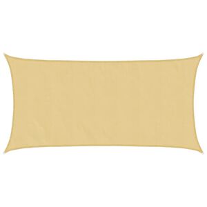 vidaXL Jedro protiv sunca boje pijeska 4 x 2 m 100 % poliester Oxford