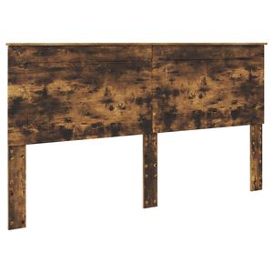 vidaXL Uzglavlje Dimljeni hrast 200 cm Konstruirano drvo