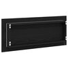 vidaXL Ogledalo Zidne Crni hrast 90 x 8,5 x 37 cm Konstruirano drvo