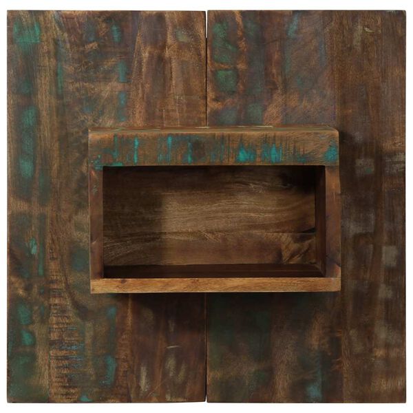 vidaXL Noćni ormarić Vi&scaron;ebojni 50x27x50 cm puno drvo, reciklirano