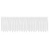 vidaXL Čipkasta zavjesa sa zavjesama Bijelo 80 x 500 cm Poliester