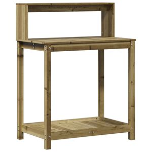 vidaXL Stol za sadnju s policama 82,5 x 50 x 109,5 cm od borovine