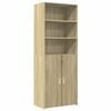vidaXL Visoka komoda boja hrasta 70x42,5x185 cm od konstruiranog drva