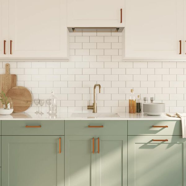 vidaXL Ručke za ormarić 10 kom brončane 128 mm od nehrđajućeg čelika