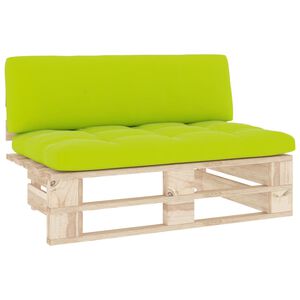 vidaXL Srednja vrtna sofa od paleta od impregnirane borovine