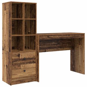 vidaXL Stol Staro drvo 145,5 x 40 x 127 cm 2 kom.