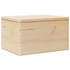 vidaXL Drvena kutija s poklopcem 40x30x23 cm Puno drvo Bor