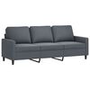 vidaXL 4-dijelni set sofa s jastucima tamnosivi baršunasti