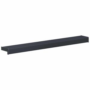 vidaXL Prozorska klupčica Antracit s drvenim uzorkom 80 x 10 x 4,5 cm