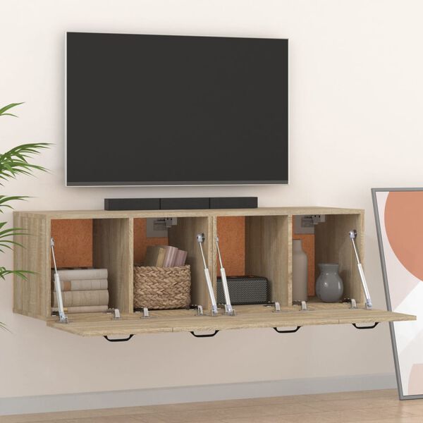 vidaXL Zidni ormarići 2kom hrasta sonome 80x35x36,5cm drveni