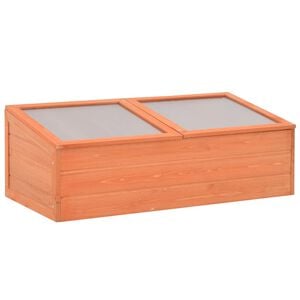 vidaXL Staklenik od drva 100 x 50 x 34 cm