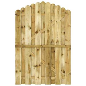 vidaXL Vrtna vrata od impregnirane borovine 100 x 150 cm