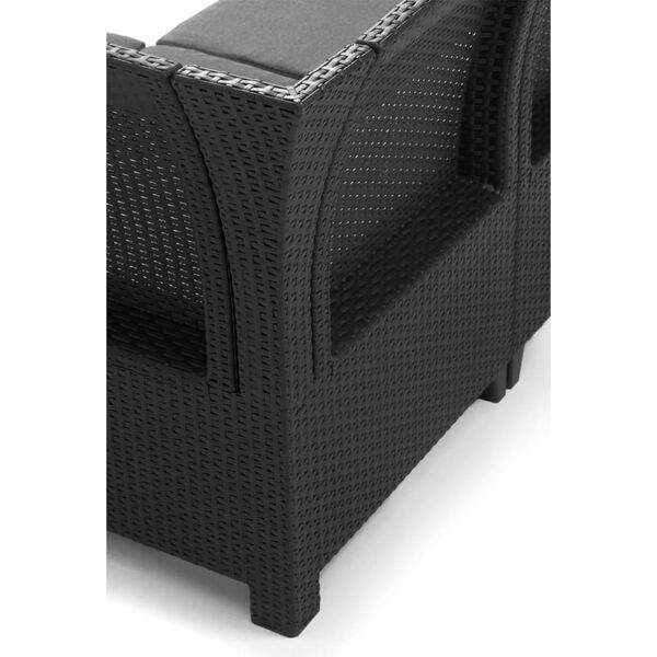 Keter kutni vrtni element Rosalie grafitne boje