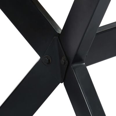 vidaXL Blagovaonski stol od masivnog grubog drva manga 140x70x75 cm