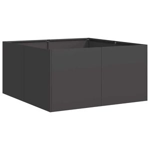 vidaXL Sadilica crna 80x80x40 cm od hladno valjanog čelika