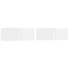 vidaXL TV ormarić 2 kom sjajni bijeli 80x30x30 cm konstruirano drvo