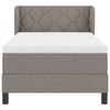 vidaXL Krevet s opruga kutije Sivo-smeđa 100 x 200 cm tkanina