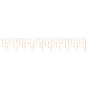 vidaXL Svjetlosna zavjesa 798 LED lampica Topla bijela 2000 x 72 cm