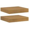 vidaXL Polica na zidu 2 kom. Bež 23 x 23,5 x 3,8 cm Konstruirano drvo
