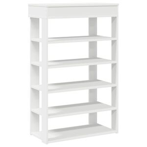 vidaXL Stalak za cipele bijeli 60x30x98 cm izrađeno drvo