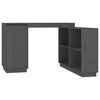 vidaXL Radni stol sivi 110 x 50 x 75 cm od masivne borovine