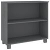 vidaXL Komoda HAMAR tamnosiva 85 x 35 x 80 cm od masivne borovine