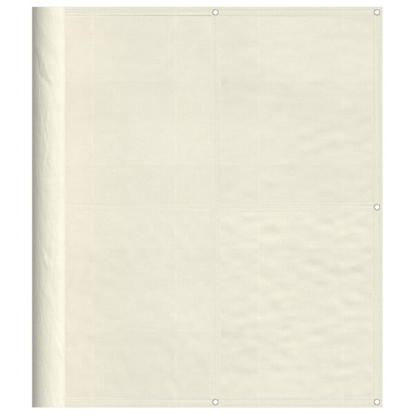 vidaXL Balkonski zaslon krem 120x700 cm 100 % poliester Oxford