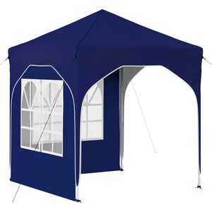vidaXL Rastezljivi &scaron;ator za zabave 192 x 192 x 245 cm Plava