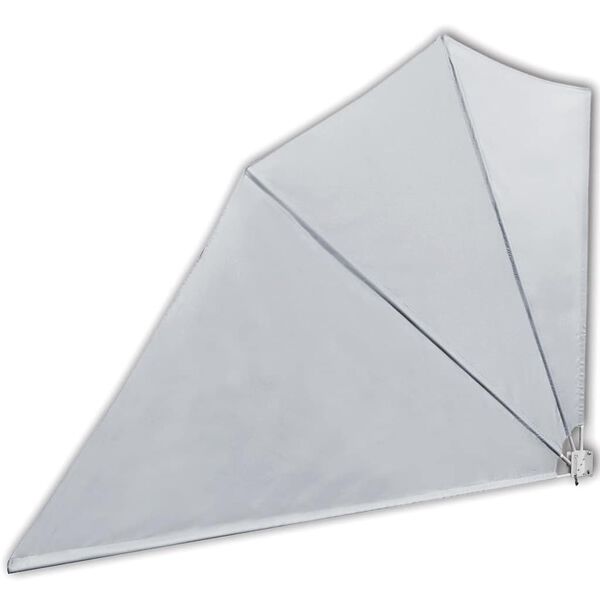 vidaXL Sklopiva bočna tenda siva 160 x 240 cm