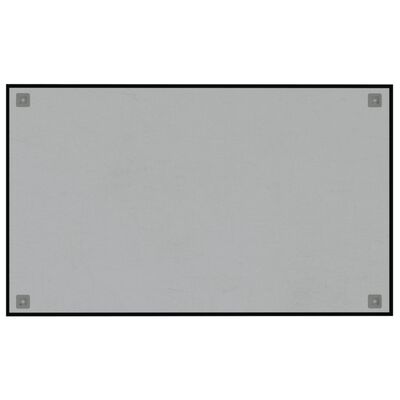 vidaXL Zidna magnetna ploča crna 100 x 60 cm  od kaljenog stakla