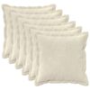 vidaXL Presvlaka za jastuk 6 kom. HOUTEN Krem 30 x 30 cm