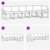 vidaXL Set vanjskih sofa s jastukom 6 pcs Prirodna i krem