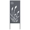 vidaXL Privatnost u vrtu Antracit 50 x 140 cm Hladno valjana čelična