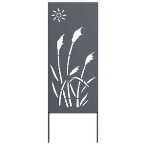 vidaXL Privatnost u vrtu Antracit 50 x 140 cm Hladno valjana čelična