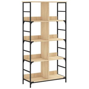 vidaXL Polica za knjige boja hrasta 78,5x33x153 cm konstruirano drvo