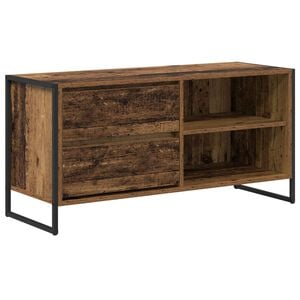 vidaXL TV ormar Staro drvo 100 x 36 x 49,5 cm Konstruirano drvo