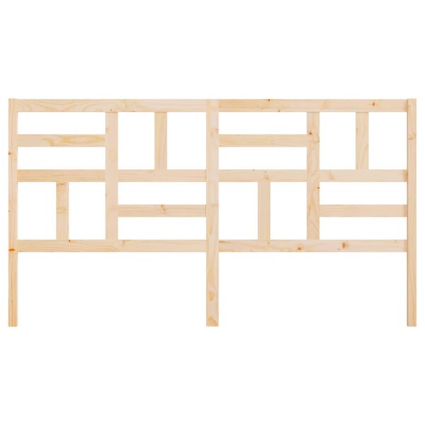 vidaXL Uzglavlje za krevet 186 x 4 x 100 cm od masivne borovine