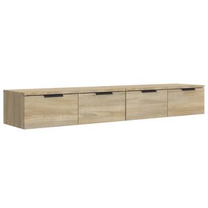 vidaXL Zidni ormarići 2 kom boja hrasta sonome 68x30x20 cm drveni
