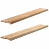 vidaXL Prozorske klupice 2 kom 160x25x2 cm netretirane masivne hrast