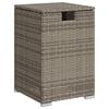 vidaXL Pokrovni stol za spremnik propana sivi 40x40x60 cm poliratan