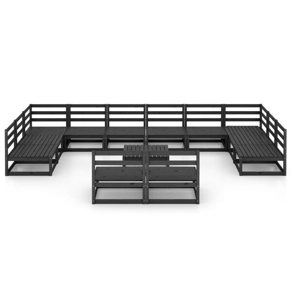 vidaXL 13-dijelna vrtna garnitura od masivne borovine