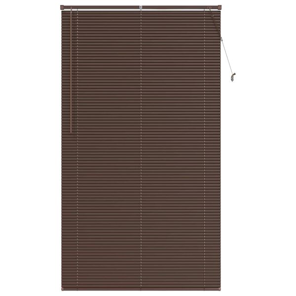 vidaXL Venecijanska roleta Tamno smeđa s uzorkom 213 x 120 cm PVC