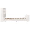 vidaXL Okvir kreveta bez madraca bijeli 120 x 190 cm masivna borovina