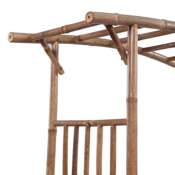 vidaXL Luk za Ruže od Bambusa 145x40x187 cm